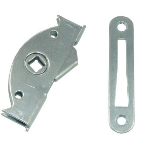 Завертка врезная ЗР3 с планкой цинк