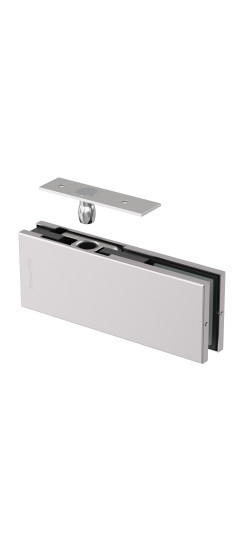 Петля верхняя с осью  для стеклянной двери Range.GL.H20 SS нерж. сталь | Нержавеющая сталь/алюминий