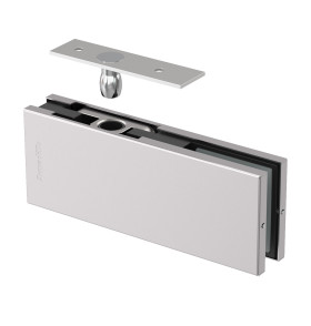 Петля верхняя с осью  для стеклянной двери Range.GL.H20 SS нерж. сталь