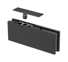 Петля верхняя с осью для стеклянной двери Range.GL.H20 BL черный