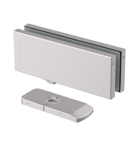 Петля-доводчик для стеклянной двери Range.GL.H10 SS нерж. сталь