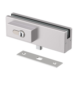 Замок для стеклянной двери Range.GL.L10 SS нерж. сталь