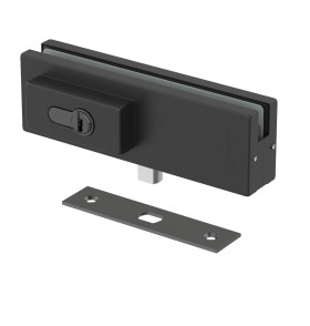 Замок для стеклянной двери Range.GL.L10 BL