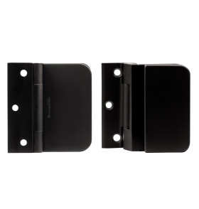 Петля для стеклянной двери Space.GL.H01 (2 шт) BL черный