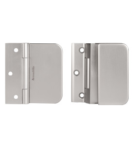 Петля для стеклянной двери Space.GL.H01 (2 шт) AL алюминий