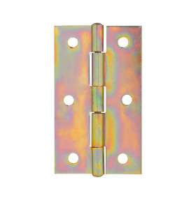 Петля карточная универсальная LM/IN40x75x1,2U YZN желтый цинк (2 шт)