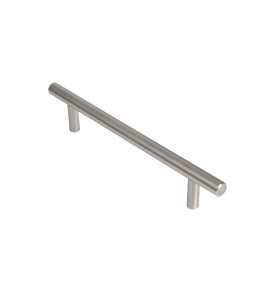 Ручка-рейлинг мебельная MB-H-005-128 мм SS нерж.