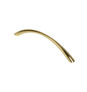 Ручка-скоба мебельная MB-H-004-96 мм PB золото