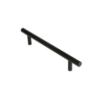 Ручка-рейлинг мебельная MB-H-005-128 мм BL черный