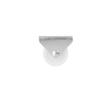 Опора колесная прямоходная WL/R-30P/20 kg WH пластик белый