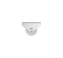 Опора колесная прямоходная WL/R-25P/20 kg WH пластик белый