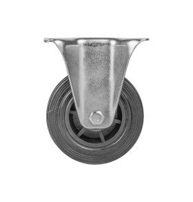 Опора колесная прямоходная с площадкой WL/BN-100R/100 kg резина