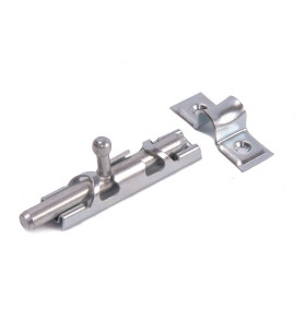 Шпингалет ЗТ-12 малый цинк белый