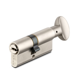 Цилиндровый механизм с вертушкой 164 SM/90 (35+10+45) mm никель 5 кл.