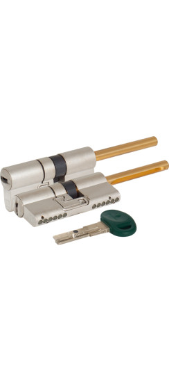 Цилиндровый механизм под вертушку (дл. шток) C31P313101C5 (62 мм/26+10+26), МАТ.НИКЕЛЬ | -, 62 мм (26+10+26)