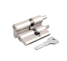 Цилиндровый механизм под вертушку Cisa ASIX OE302-18.12 (80 мм/35+10+35), НИКЕЛЬ