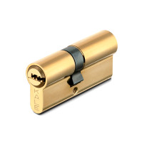 Цилиндровый механизм 164 SN/68 (26+10+32) mm упк.БЛИСТЕР латунь 5 кл.