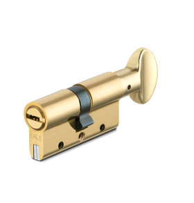 Цилиндровый механизм с вертушкой 164 DBM-E/70 (30+10+30) mm латунь 5 кл.