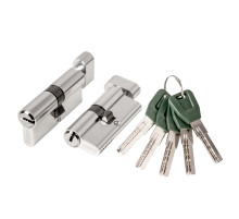 Цилиндровый механизм (A202/100) A2002Knob100(40+10+50) с вертушкой SN никель