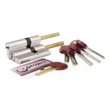 Цилиндровый механизм под вертушку (дл. шток) DPC1P4131 S3 (72 мм/36+10+26) САТИН.НИКЕЛЬ, 5+1 кл.