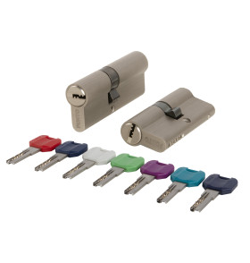 Цилиндровый механизм MaxPro7000Key100mm(45+10+45) SN никель 7key