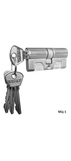 Цилиндровый механизм МЦ1 | -, 70 мм (30+10+30)