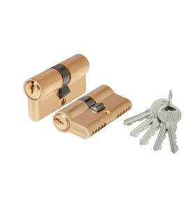 Цилиндровый механизм 1000ZA Key60(25+10+25) SSG сатинированное золото 5Key