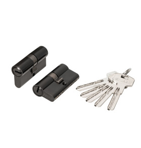 Цилиндровый механизм (200 ZA/60) 2000ZAKey60(25+10+25) BL черный 5Key