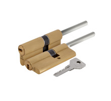 Цилиндровый механизм под вертушку (дл. шток) Cisa ASIX OE307-07.00 (60 мм/25+10+25), ЛАТУНЬ