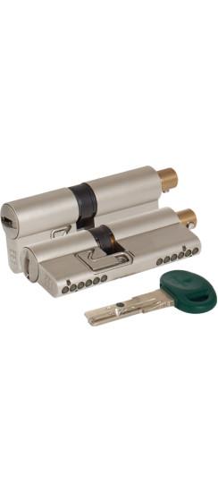 Цилиндровый механизм под вертушку C31F363601C5 (72 мм/31+10+31), МАТ.НИКЕЛЬ | Латунь, 72 мм (31+10+31)