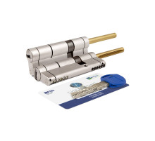 Цилиндровый механизм под вертушку (дл. шток) CP4P413101C5 (72 мм/36+10+26), МАТ.НИКЕЛЬ