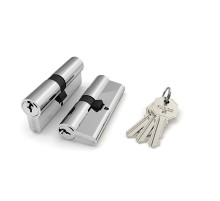 Цилиндровый механизм (100 CA/70) 1000CAKey70(30+10+30) CP хром 3Key