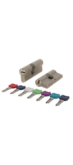 Цилиндровый механизм MaxPro7000Key90mm(30+10+50) SN никель 7key | ZAMAK, 90 мм (30+10+50)