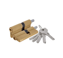 Цилиндровый механизм под вертушку Cisa ASIX OE302-82.00 (70 мм/25+10+35), ЛАТУНЬ