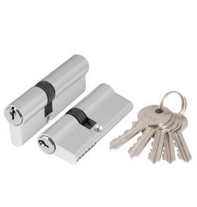 Цилиндровый механизм (AX100/80) AX1000Key80 (30+10+40) CP хром