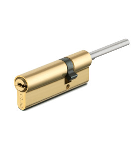 Цилиндровый механизм под вертушку (дл.шток) 164 SX/66 (30+10+26) mm латунь 5 кл.