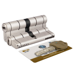 Цилиндровый механизм C39D363601C5 (72 мм/31+10+31), МАТ.НИКЕЛЬ