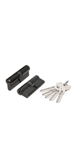 Цилиндровый механизм (200 ZA/80) 2000ZAKey80(35+10+35) BL черный 5Key