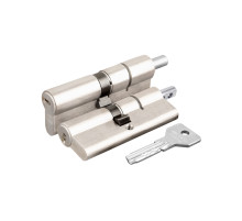 Цилиндровый механизм под вертушку Cisa ASIX OE302-23.12 (100 мм/45+10+45), НИКЕЛЬ