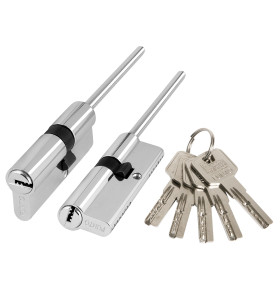 Цилиндровый механизм Z3007Tang95(60+10+25) со штоком CP хром