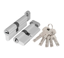 Цилиндровый механизм (AZ202/60) AZ2002Knob60 (25+10+25) CP хром