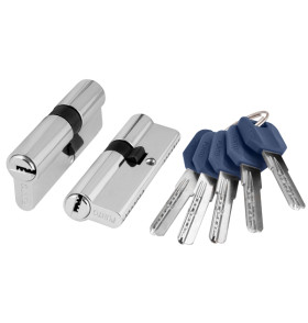 Цилиндровый механизм (Z400/90) Z4000Key90(35+10+45) CP хром