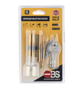 Цилиндровый механизм с вертушкой 164 OBS SCE/68 (26+10+32) mm латунь 5 кл. new