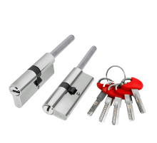 Цилиндровый механизм  D-PRO5007 Tang 80 w/k (45+10+25) CP хром 5Key  без верт.