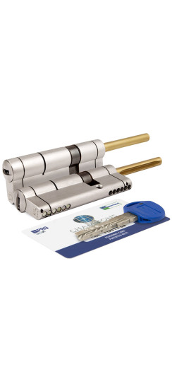 Цилиндровый механизм под вертушку (дл. шток) CP4P463101C5 (77 мм/41+10+26), МАТ.НИКЕЛЬ | -, 77 мм (41+10+26)