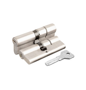 Цилиндровый механизм Cisa ASIX OE300-29.12 (90 мм/40+10+40), НИКЕЛЬ