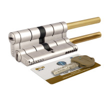 Цилиндровый механизм под вертушку (дл. шток) C39P413101C5 (72 мм/36+10+26), МАТ.НИКЕЛЬ