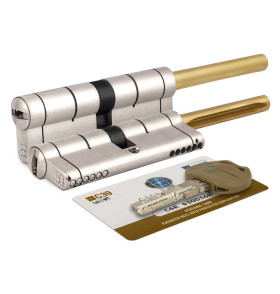 Цилиндровый механизм под вертушку (дл. шток) C39P413101C5 (72 мм/36+10+26), МАТ.НИКЕЛЬ