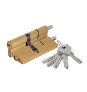 Цилиндровый механизм под вертушку Cisa ASIX OE302-21.00 (90 мм/35+10+45), ЛАТУНЬ