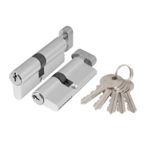 Цилиндровый механизм (AZ102/100) AZ1002Knob100 (45+10+45) CP хром